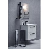 Ideal Standard Mat črna kovinska stenska kopalniška polica ALU+ – | Shoptok.si