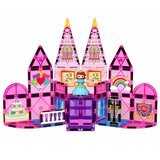 Magnetic Magnetni gradbeni bloki Princeskin grad Roza 38 kosov. | Shoptok.si