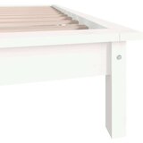  Za krevet bijeli 90 x 200 cm od masivne borovine | shoptok.hr