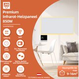 SHX SHXPIRP850 Infrardece grelno panelo WIFI s krmiljenjem prek aplikacije, 850 vatov za prostore od 9-16m², montaža na | Shoptok.si