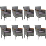  9-dijelni vrtni blagovaonski set sivi | shoptok.hr