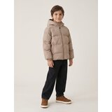 Sinsay Pamučna puffer jakna s kapuljačom i reflektirajućim detaljima | shoptok.hr