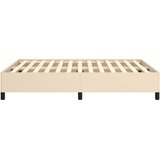  Okvir za krevet bez madraca krem 140 x 190 cm od tkanine | shoptok.hr