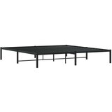 Metalni okvir za krevet crni 193x203 cm | shoptok.hr