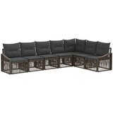 Sjedeća garnitura za vrt 7 kom. Siva poliratan 62 x 62 x 70 cm | shoptok.hr