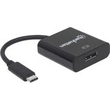 Manhattan USB / DisplayPort Adapter [1x USB 3.1 muški konektor AC - 1x Ženski konektor DisplayPort] Crna Kodiran u boji, Fleksibilan, Zašt Cijene