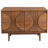 Zuiver Rjava nizka komoda v orehovem dekorju 82x58 cm Groove – | Shoptok.si