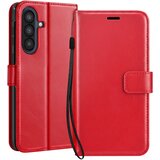 Oem Mayaxess, Denarnica etui Galaxy A57 z zapestnim trakom in stojalom, Rdeča, (5000274104) | Shoptok.si