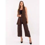 RUE PARIS Vest-IT-KZ-FL5069.84-brown | Shoptok.si