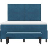  Krevet s opruga kutije Tamno plava 200 x 140 cm Baršun | shoptok.hr