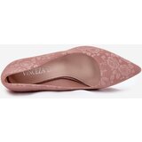 VINCEZA Elegant Heels On A Heel In Pink | Shoptok.si