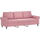 vidaXL Kavč trosed roza 180 cm žamet, (21007906) Cene