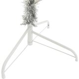  Božićno drvce s ukrasnim gudačkim svjetlima Srebrno 240 cm | shoptok.hr