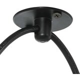 vidaXL obesek svetilka s 3 nosilci E27 Črna kovina | Shoptok.si