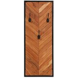  Vješalice za kapute 2 kom 35x1x90 cm Puno drvo bagrem | shoptok.hr
