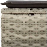 vidaXL 6-dijelni set vrtnih sofa od poliratana s jastucima svjetlosivi | shoptok.hr