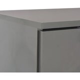  Komoda visoki sjaj siva 107x35x80,5 cm | shoptok.hr