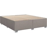  Krevet s oprugama i madracem smeđesivi 200x200 cm od tkanine | shoptok.hr