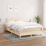  Krevet box spring s madracem krem 120 x 190 cm od tkanine | shoptok.hr