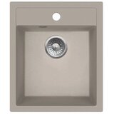 Minotti Granitna sudopera MILO ALPHA 43,5x51,5 Pure sand sa sifonom | ePonuda.com