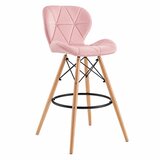 Jang BARSKA STOLICA DRVO METAL ROZE Cene