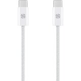  Obal Me Super Fast pleten USB-C v USB-C kabel 100W bele barve dolžine 2m Cene