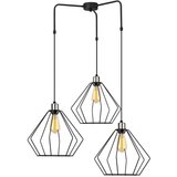 Opviq lights crna metalna viseća svjetiljka Fedros Cijene