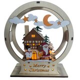  Drvena kucica sa svetlom merry christmas 21xd15110 ( 42/70718 ) Cene