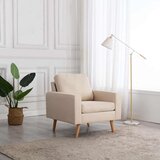  Fotelja od tkanine krem | shoptok.hr