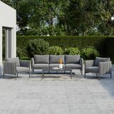 Ambia Garden LOUNGE GARNITURA tkanina aluminij | Shoptok.si