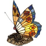 Elstead Lighting Elstead Tiffany Animal Lamps Svetilka Tiffany z metuljčkom, arhitekturni bron, G9, (22099523) | Shoptok.si
