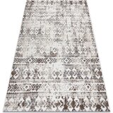 RugsX Preproge Preproga Strukturni SOLE D3732 Azteški, diamanti 80x250 cm Bež | Shoptok.si