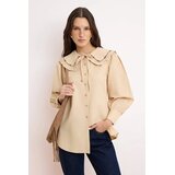 Trendyol Modest Ženska košulja Tctss26Tg00033, Bež | Eponuda.com