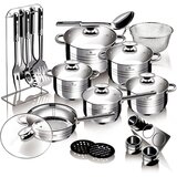 Berlinger Haus blaumann gourmet 27v1 set inox posode, (21230687) | Shoptok.si
