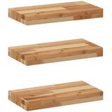  Plutajuće police 3 kom 60x20x4 cm Masivno drvo akacije s uljnim premazom | Shoptok.si