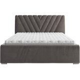 Boxxx OBLAZINJENA POSTELJA 160 cm x 200 cm , tekstil temno siva | Shoptok.si