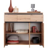 CARRYHOME komoda, antracit, barve hrasta | Shoptok.si