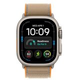 Apple watch ultra 4 gps + cellular 49mm natural titanium case with sand trail loop - m/l (MJAQ4SE/A) Cene