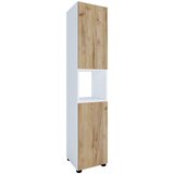 MID.YOU Visoka Omara Flandu, Bela, Hrast | Shoptok.si