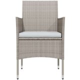  5-dijelni vrtni blagovaonski set s jastucima bež i crni | shoptok.hr