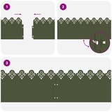  Rubnjaci za travnjak 10 pcs Maslinasto zelena | shoptok.hr