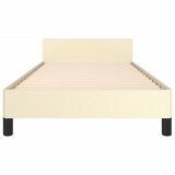  Okvir za krevet s uzglavljem krem 80 x 200 cm od umjetne kože | shoptok.hr