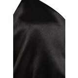 Trendyol Black Lace Detailed Crop Satin Pajamas Set | ePonuda.com