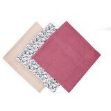 Petite&Mars Moussy platnene pelene Pink Meadow 68 x 68 cm 3 kom | shoptok.hr