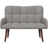 SOFA za dvije osobe Svjetlosiva 115 x 61 x 87 cm Baršun | Eponuda.com