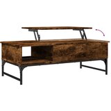  Stolić za kavu boja hrasta 100 x 50 x 35 cm od drva i metala | shoptok.hr