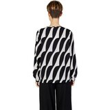 Street One Printed roundneck blouse w tea 344437 Crna | shoptok.hr