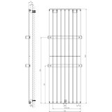 Sapho kupatilski radijator colonna 180x60 cm bela | Eponuda.com