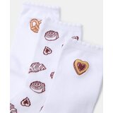 Sinsay Pamučne čarape s vezom 3 pack | shoptok.hr