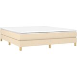  Box spring posteljni okvir krem 180x200 cm blago, (20792061) | Shoptok.si